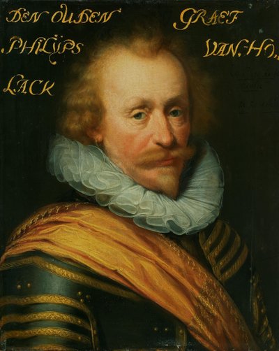 Portret Philipsa, hrabiego Hohenlohe zu Langenburg autorstwa Jan Antonisz van Ravesteyn (workshop of)