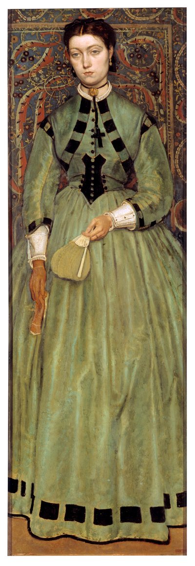 Lucie Leys, córka malarza autorstwa Jan August Hendrik Baron Leys