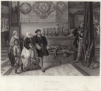 Goście autorstwa Jan August Hendrik Leys