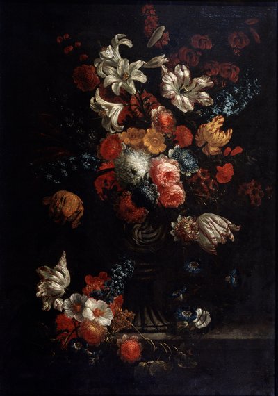 „Kwiaty”, koniec XVII lub XVIII wieku. autorstwa Jan Baptist Bosschaert