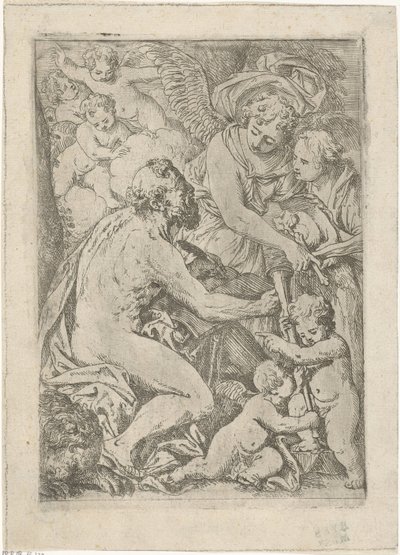 H. Hieronim autorstwa Jan Baptist Herregouts