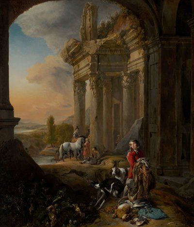 Po polowaniu Na de jacht (Po polowaniu) autorstwa Jan Baptist Weenix