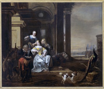 Młode blondynki, 1646-55 autorstwa Jan Baptist Weenix