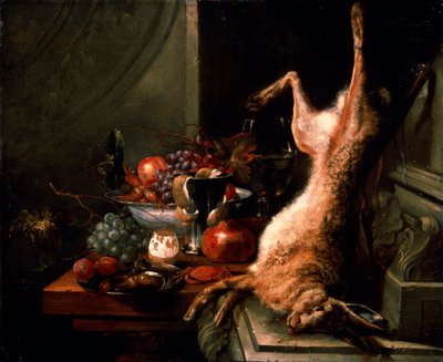 „Martwa natura z zającem”, c1680. autorstwa Jan Baptist van Moerkerke