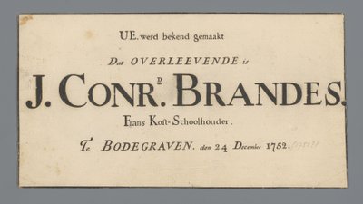 Pokorny Jan Brandes autorstwa Jan Brandes