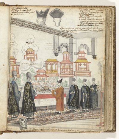 Chiński dzień poświęcenia w Batavia autorstwa Jan Brandes