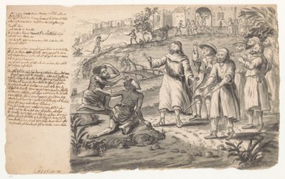 Chrystus uzdrawia opętanych autorstwa Jan Brandes