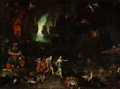Eneasz i Sybilla w Zaświatach. autorstwa Jan Brueghel the Elder