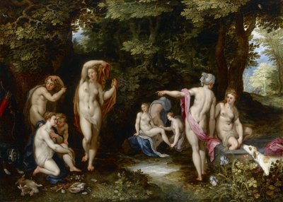 Diana i Actaeon autorstwa Jan Brueghel the Elder