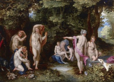 Diana i Actaeon autorstwa Jan Brueghel the Elder
