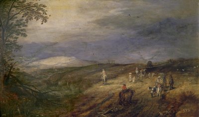 Leśna droga autorstwa Jan Brueghel the Elder
