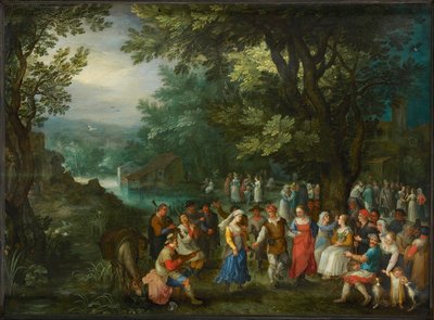 Taniec weselny, 1596. autorstwa Jan Brueghel the Elder
