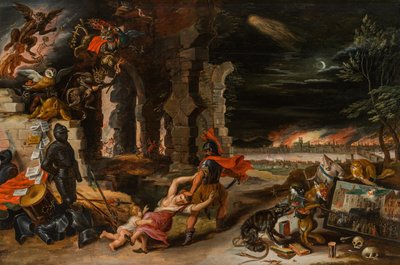 Alegoria prawa i przemocy (Alegoria króla Anglii Karola I) autorstwa Jan Brueghel the Younger