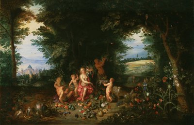 Krajobraz z Ceres (Alegoria Ziemi) autorstwa Jan Brueghel the Younger