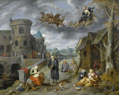 Dzieci planety Saturn autorstwa Jan Brueghel the Younger