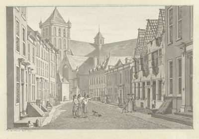 Ruiny domu Lucasa van Stevenincka w Middelburgu, 1787 autorstwa Jan Bulthuis (signed by artist)