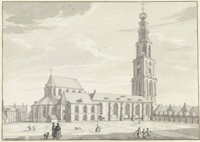 Kościół Martini w Groningen autorstwa Jan Bulthuis