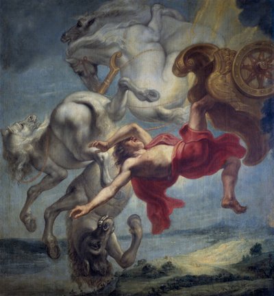 Upadek Faetona, koniec XVII wieku. autorstwa Jan Carel van Eyck
