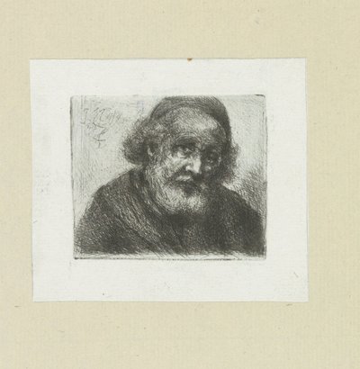 Oude człowiek stawia baard The Compleat Work of Akwaforty Johna Chalon / Oeuvre Complette des Eaux Fortes par Jean Chalon (tytuł serii) autorstwa Jan Chalon