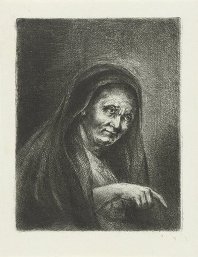Staruszka autorstwa Jan Chalon
