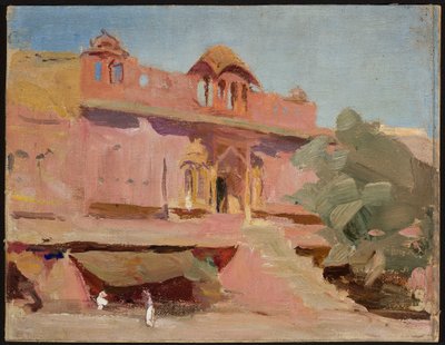 Jaipur - budynki. Z podróży do Indii autorstwa Jan Ciągliński