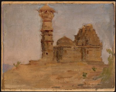 Opuszczona starożytna świątynia w Chittorgarh. Z podróży do Indii autorstwa Jan Ciągliński