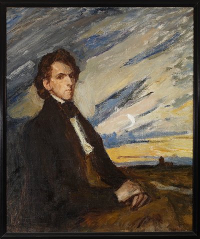 Portret Fryderyka Chopina autorstwa Jan Ciągliński