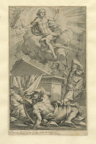 Zmartwychwstanie Chrystusa autorstwa Jan Claudius de Cock