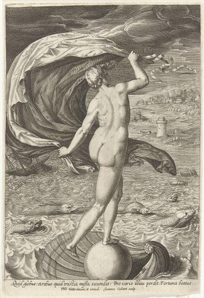 Fortuna (Fortuna) autorstwa Jan Collaert (II)