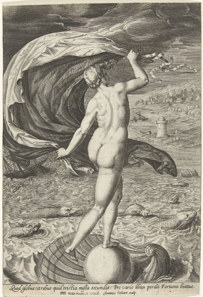 Fortuna (Fortuna) autorstwa Jan Collaert (II)