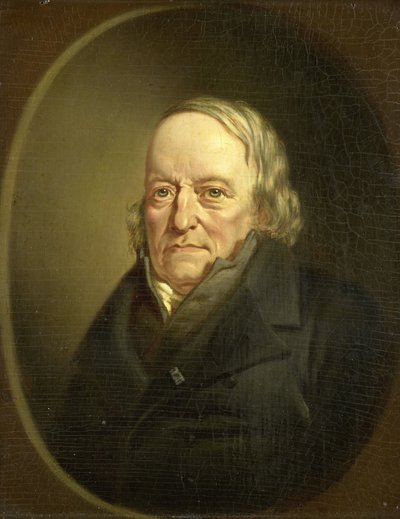 Portret Johannesa Kinkera, poety i filozofa, profesora w Liège autorstwa Jan Cornelis van Rossum