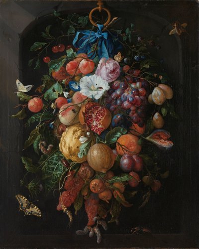 Feston owoców i kwiatów Feston owoców i kwiatów autorstwa Jan Davidsz de Heem