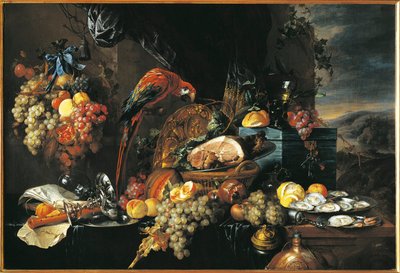 Martwa natura (olej na płótnie) autorstwa Jan Davidsz de Heem