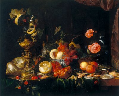 Martwa natura autorstwa Jan Davidsz de Heem