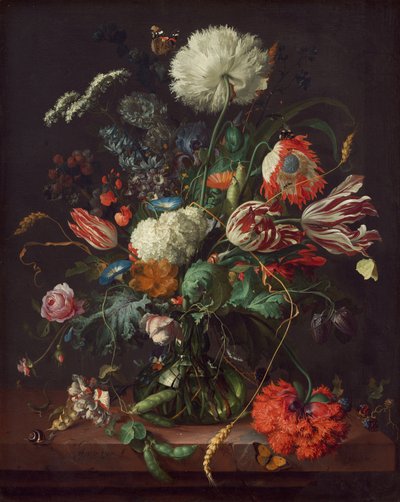 Wazon z kwiatami autorstwa Jan Davidsz. de Heem
