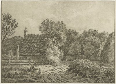 Krajobraz w Bloemendaal autorstwa Jan Evert Grave