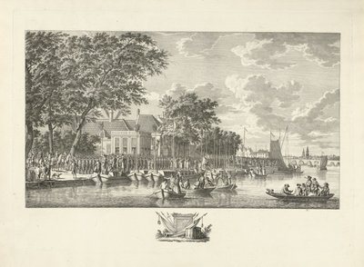Exodus 600 uzbrojonych obywateli Amsterdamu do Utrechtu, 17 lipca 1787 r autorstwa Jan Evert Grave