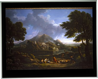 Pejzaż A Temporale w campagna (płótno) autorstwa Jan Frans van (1662 1749) Bloemen