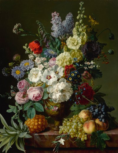 Martwa natura z kwiatami w wazonie autorstwa Jan Frans van Dael