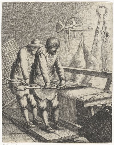 nożyce do tkanin Zawody (tytuł serii) autorstwa Jan Gillisz. van Vliet