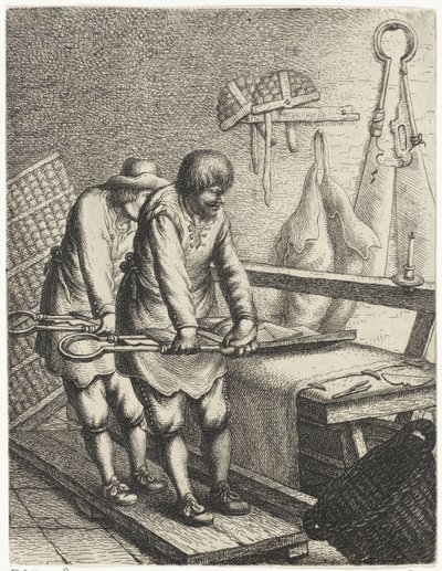 nożyce do tkanin Zawody (tytuł serii) autorstwa Jan Gillisz. van Vliet