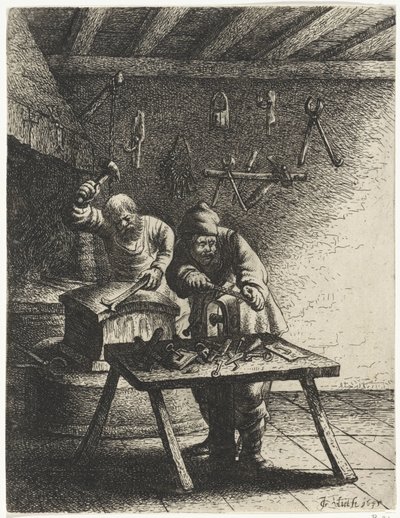 ślusarze Zawody (tytuł serii) autorstwa Jan Gillisz. van Vliet