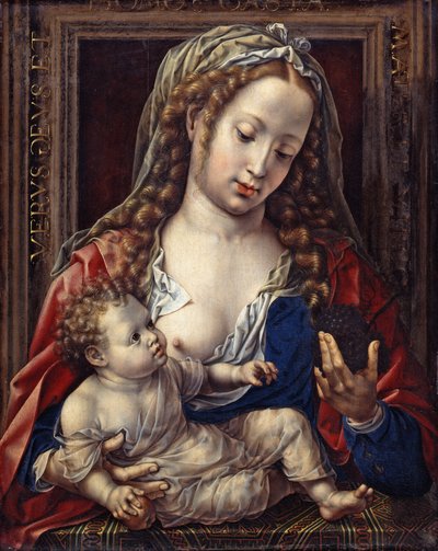 Maria mit dem Kind Maria z Dzieciątkiem Chrystusowym autorstwa Jan Gossaert