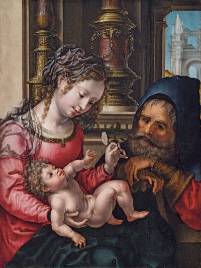 Święta Rodzina autorstwa Jan Gossaert