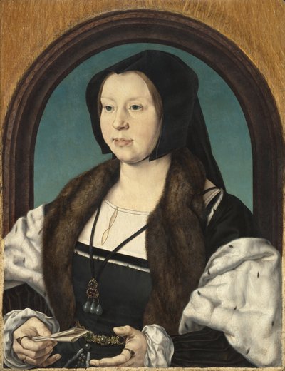 Portret Anny de Berghes, ok. 1526-30 autorstwa Jan Gossaert