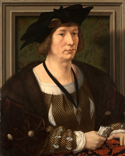 Portret Hendrika III, hrabiego Nassau-Breda  autorstwa Jan Gossaert