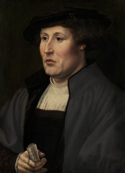 Portret mężczyzny, ca. 1520-25. autorstwa Jan Gossaert