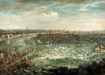„Tamiza podczas wielkiego mrozu 1739 roku” autorstwa Jan Griffier II