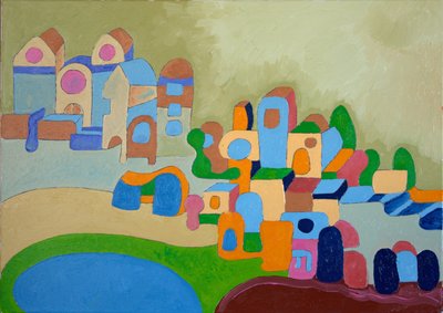 Kolonia Artystów, 2010 (olej na płótnie) autorstwa Jan Groneberg