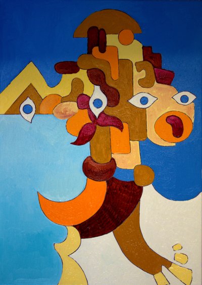 Wielki Sfinks, 2009 (olej na płótnie) autorstwa Jan Groneberg